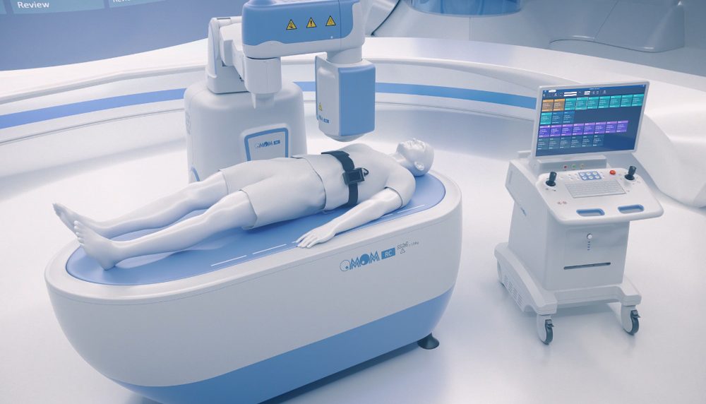 OMOM RC robotikus mágneses navigációs rendszer a rendelőben